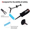 image:imageAbahub 4 ft Bodyboard LeashCoiled Wrist Surf Body Board Leashes with PlugBlue