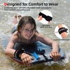 image:imageAbahub 4 ft Bodyboard LeashCoiled Wrist Surf Body Board Leashes with PlugBlue