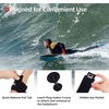 image:imageAbahub 4 ft Bodyboard LeashCoiled Wrist Surf Body Board Leashes with PlugBlue
