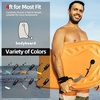 image:imageAbahub 4 ft Bodyboard LeashCoiled Wrist Surf Body Board Leashes with PlugClear Black Core