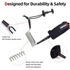 image:imageAbahub 4 ft Bodyboard LeashCoiled Wrist Surf Body Board Leashes with PlugClear Black Core