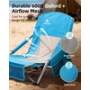 image:imageAbahub Beach Chair LowHigh Back Lightweight Portable Outdoor Camping ChairBlue