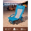 image:imageAbahub Beach Chair LowHigh Back Lightweight Portable Outdoor Camping ChairBlue