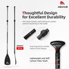 image:imageAbahub Carbon Fiber SUP Paddle 3PieceAdjustable 6786 with Carry BagCarbon Square Print