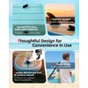 image:imageAbahub Inflatable SUP Wide 106 x 3134 iSUP Standup Paddleboard with Adjustable SUP Kayak Paddle for Yoga Paddle Board Kayaking Surf Canoe Fishing34 Wood
