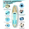 image:imageAbahub Inflatable SUP Wide 106 x 3134 iSUP Standup Paddleboard with Adjustable SUP Kayak Paddle for Yoga Paddle Board Kayaking Surf Canoe Fishing34 Wood