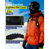 image:imageAbahub Ski Boot Bag 50L 1680D Nylon Waterresistant Padded for Ski BootsBlack