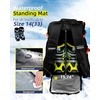 image:imageAbahub Ski Boot Bag 50L 1680D Nylon Waterresistant Padded for Ski BootsBlack
