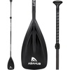 image:imageAbahub Carbon Fiber SUP Paddle 3PieceAdjustable 6786 with Carry BagBlackSUP Paddle