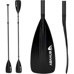 image:imageAbahub 1 x 4 Section Carbon Fiber SUP Kayak PaddleBlack