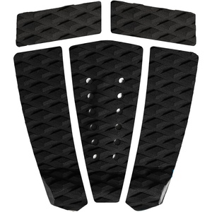 image:imageAbahub 3Piece EVA Surfboard Traction Pad Deck Pad with Kicker for Boards5 pcsblack