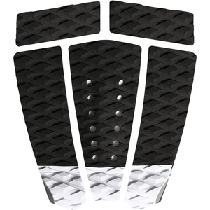 image:imageAbahub 3Piece EVA Surfboard Traction Pad Deck Pad with Kicker for Boards5 pcswhite