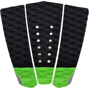 image:imageAbahub 3Piece EVA Surfboard Traction Pad Deck Pad with Kicker for BoardsGreen