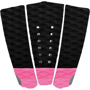 image:imageAbahub 3Piece EVA Surfboard Traction Pad Deck Pad with Kicker for BoardsPink