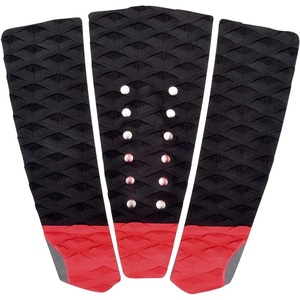 image:imageAbahub 3Piece EVA Surfboard Traction Pad Deck Pad with Kicker for BoardsWine