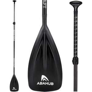 image:imageAbahub Carbon Fiber SUP Paddle 3PieceAdjustable 6786 with Carry BagBlackSUP Paddle