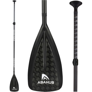 image:imageAbahub Carbon Fiber SUP Paddle 3PieceAdjustable 6786 with Carry BagCarbon Square Print