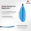 image:imageAbahub Carbon Fiber Kayak Paddles with Leash 905 Inchesblue