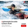image:imageAbahub Carbon Fiber Kayak Paddles with Leash 905 Inchesblue