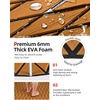 image:imageAbahub Diamond Pattern Boat Flooring with SelfAdhesiveBrown with Black Lines