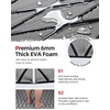 image:imageAbahub Diamond Pattern Boat Flooring with SelfAdhesiveGray with Black Lines