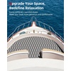 image:imageAbahub Diamond Pattern Boat Flooring with SelfAdhesiveGray with Black Lines