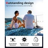 image:imageAbahub EVA Foam Boat Flooring Brushed Pattern Marine Decking SheetCamo Blue