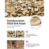 image:imageAbahub EVA Foam Boat Flooring Brushed Pattern Marine Decking SheetCamo Brown
