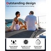 image:imageAbahub EVA Foam Boat Flooring Brushed Pattern Marine Decking SheetDark Gray with Black Lines