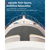 image:imageAbahub EVA Foam Boat Flooring Brushed Pattern Marine Decking SheetDark Gray with Black Lines