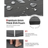 image:imageAbahub EVA Foam Boat Flooring Brushed Pattern Marine Decking SheetDark Gray with Black Lines