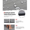 image:imageAbahub EVA Foam Boat Flooring Brushed Pattern Marine Decking SheetGray with Black Lines