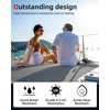 image:imageAbahub EVA Foam Boat Flooring Brushed Pattern Marine Decking SheetGray with Black Lines