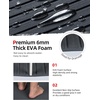 image:imageAbahub EVA Foam Boat Flooring Strip Cut PatternDark Gray