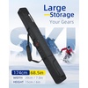 image:imageAbahub Padded Ski Bag 1680D WaterResistant Snow Ski Bag for Air Travel174cm685in