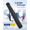 image:imageAbahub Padded Ski Bag 1680D WaterResistant Snow Ski Bag for Air Travel189cm744in