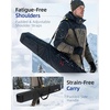 image:imageAbahub Padded Ski Bag 1680D WaterResistant Snow Ski Bag for Air Travel189cm744in