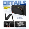 image:imageAbahub Padded Snowboard Bag 1680D WaterResistant Snow Bag for Air Travel153cm60in