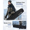 image:imageAbahub Padded Snowboard Bag 1680D WaterResistant Snow Bag for Air Travel153cm60in