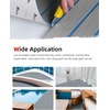 image:imageAbahub SelfAdhesive Boat Flooring 48x168 Gray with Blue Seams