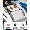 image:imageAbahub SelfAdhesive Boat Flooring 48x168 Gray with Blue Seams