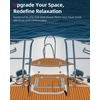 image:imageAbahub SelfAdhesive Boat FlooringBrown with Black LinesBorder