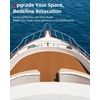 image:imageAbahub SelfAdhesive Boat FlooringBrown with White Lines