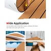 image:imageAbahub SelfAdhesive Boat FlooringCamel Brown with Black Seam Lines