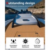 image:imageAbahub SelfAdhesive Boat FlooringCamel Brown with Black Seam LinesBorder