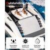 image:imageAbahub SelfAdhesive Boat FlooringDark Gray With Black Lines