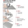 image:imageAbahub SelfAdhesive Boat FlooringGray With Black Linesborder