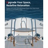 image:imageAbahub SelfAdhesive Boat FlooringGray with Blue LinesBorder