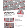 image:imageAbahub SelfAdhesive Boat FlooringGray with Red Lines