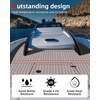 image:imageAbahub SelfAdhesive Boat FlooringGray with Red LinesBorder